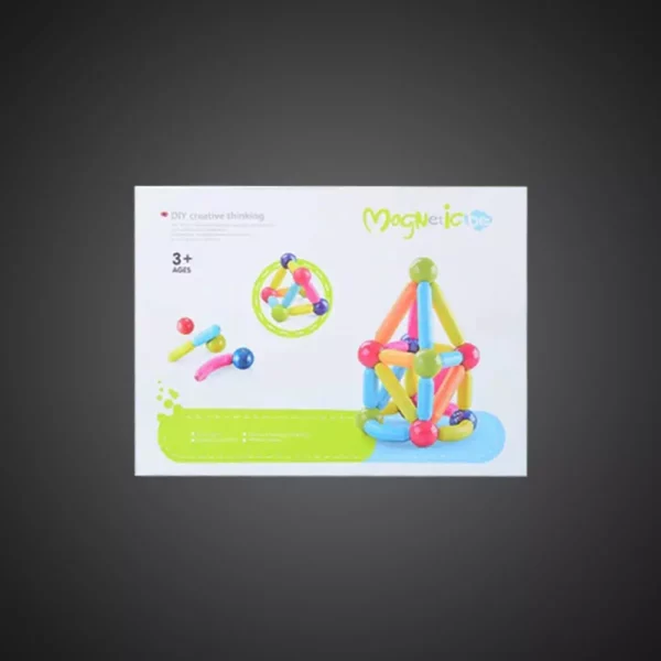 Supa – 3D DIY Magnetic Sticks with Ball Magic Building Blocks | Kids Toy | Mayaar