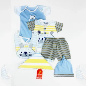 Newborn Starter Clothing Set – 6 Pcs | Baby Dress | Newborn Baby Clothing | Mayaar